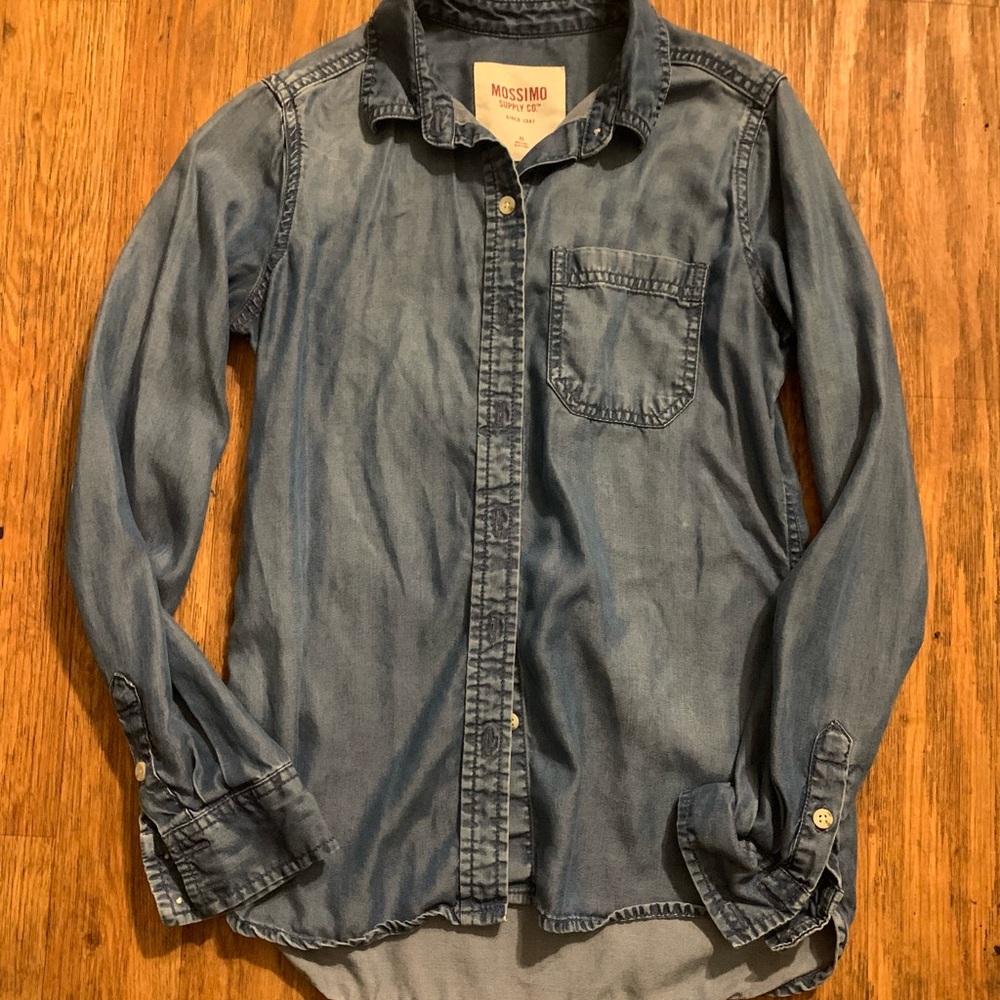 Long Sleeve Jean shirt